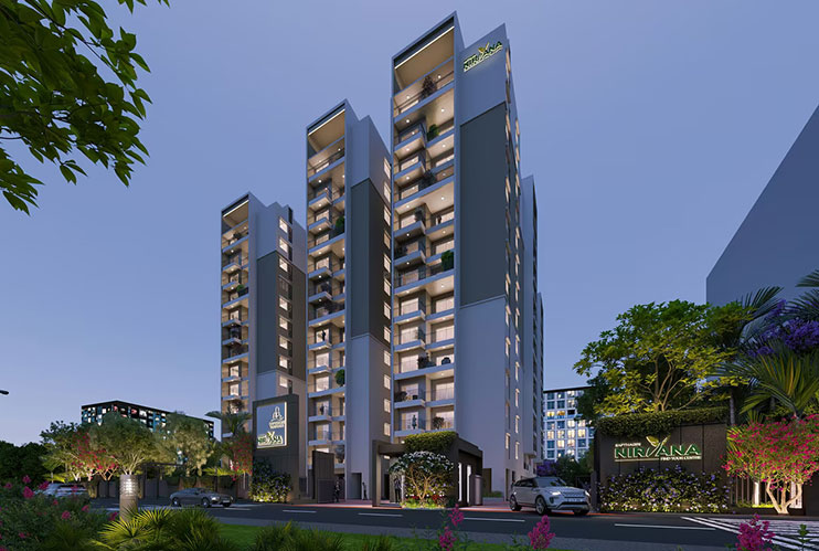 Sapthagiri Nirvana 2 BHK spacious living room with natural light Gunjur