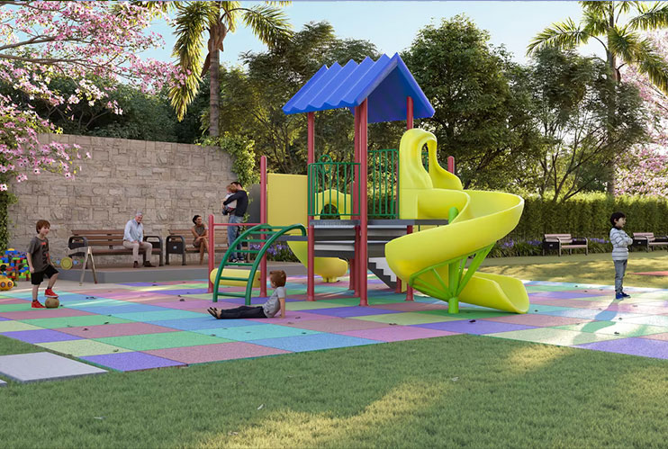 Sapthagiri Nirvana swimming pool and outdoor recreation zone Gunjur