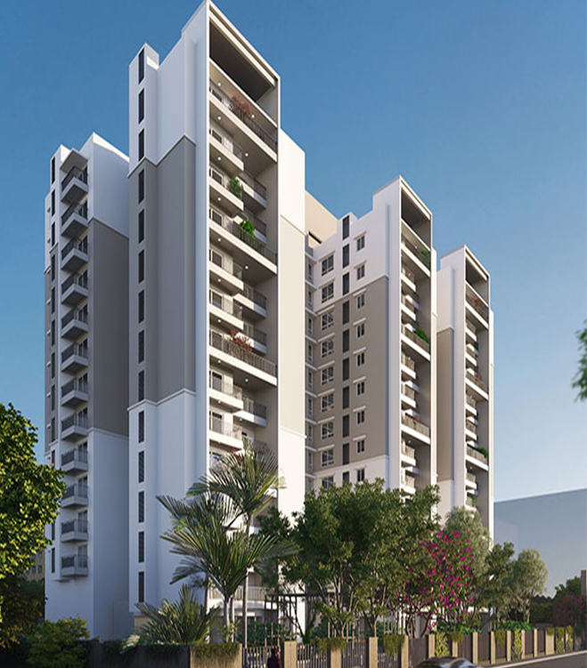 Sapthagiri Nirvana modern architecture and premium residential design Gunjur
