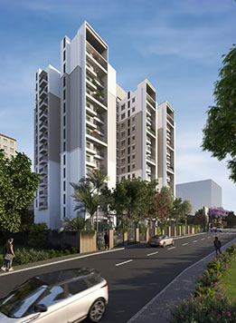 Sapthagiri Nirvana surrounded by lush green landscaped open spaces Varthur-Sarjapur Road, East Bangalore